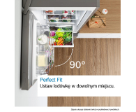 Lodówka Bosch KGN39VXCT PerfectFit No Frost 203cm Ciemny Inox Komora Zero VitaFresh 363L - 1323594 - zdjęcie 5